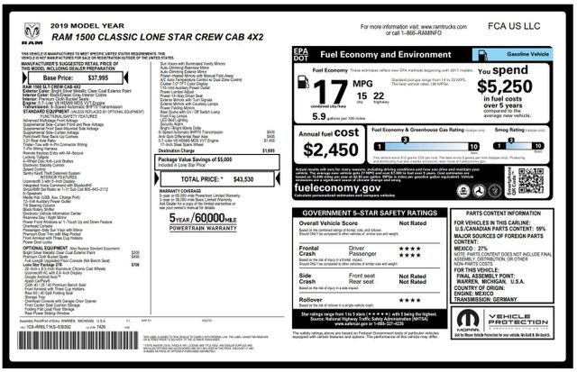 2019 Ram 1500 Classic Lone Star | Addison, TX | Mr Car Guys 2019 Ram 1500 Classic Lone Star | Addison, TX | Mr Car Guys