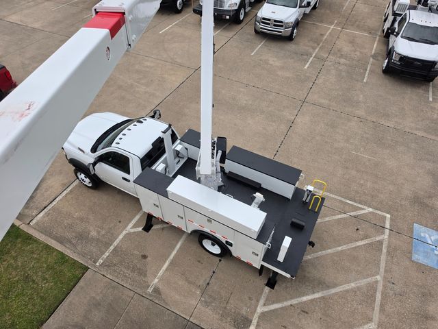 2019 Ram 5500 4X4 CUMMINS VERSALIFT VST47I MATERIAL HANDLER 52FT BUCKET TRUCK | weatherford, TX | Pinnacle Trucks Dallas
