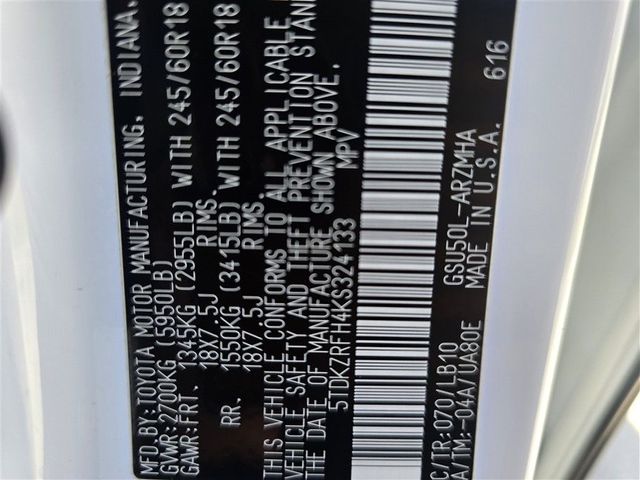 2019 Toyota Highlander XLE