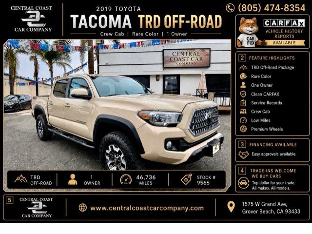 2019 Toyota Tacoma TRD Off-Road | Grover Beach, CA | Central Coast Car Company