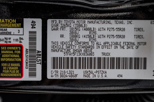 2019 Toyota Tundra 1794 Edition | Dallas, TX | East Dallas Diesel 2019 Toyota Tundra 1794 Edition | Dallas, TX | East Dallas Diesel