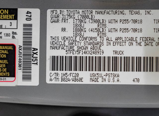 2019 Toyota Tundra SR5 5.7L V8 | Dallas, TX | East Dallas Diesel