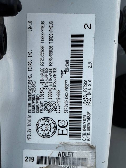 2019 Toyota Tundra TRD Pro 4x4 4dr CrewMax Cab Pickup SB (5.7L V8) | Houston, TX | Houston Auto Credit 2019 Toyota Tundra TRD Pro 4x4 4dr CrewMax Cab Pickup SB (5.7L V8) | Houston, TX | Houston Auto Credit