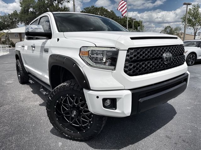 2019 Toyota Tundra PLATINUM 4X4 CREWMAX LIFTED LEATHER LOADED ROOF XP | Plant City Florida | Bayshore Automotive 