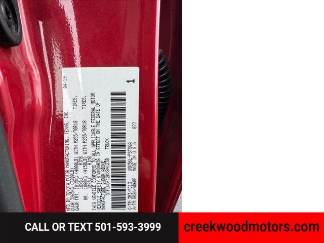 2019 Toyota Tundra SR5 4x4 Crew Cab 5.7 V8 20s Financing Red NICE 2019 Toyota Tundra SR5 4x4 Crew Cab 5.7 V8 20s Financing Red NICE