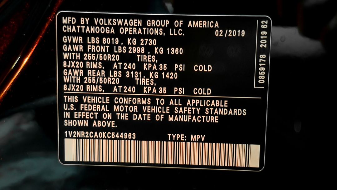 2019 Volkswagen Atlas V6 SEL Premium 4Motion | Addison, TX