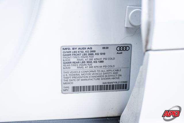 2020 Audi SQ5 3.0T quattro Premium Plus 2020 Audi SQ5 3.0T quattro Premium Plus