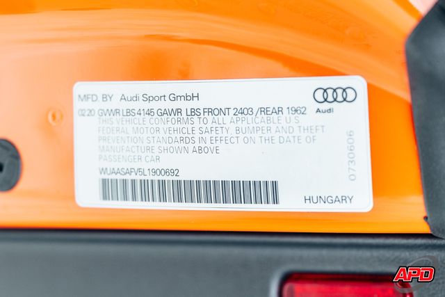 2020 Audi TT RS 2.5T quattro 2020 Audi TT RS 2.5T quattro