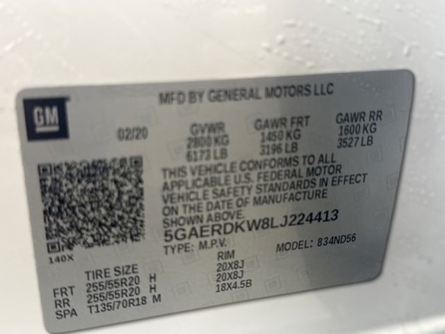 2020 Buick ENCLAVE AVENIR 2020 Buick ENCLAVE AVENIR