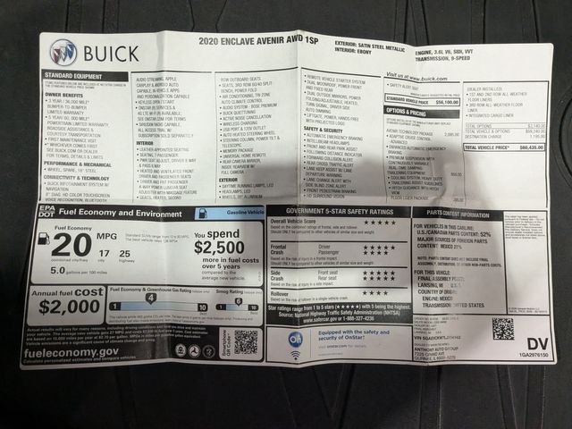 2020 Buick Enclave Avenir | Lake Forest IL | Executive Motor Carz