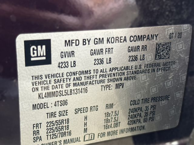 2020 Buick ENCORE GX SELECT 2020 Buick ENCORE GX SELECT