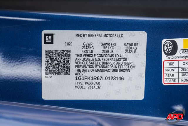 2020 Chevrolet Camaro ZL1 2020 Chevrolet Camaro ZL1