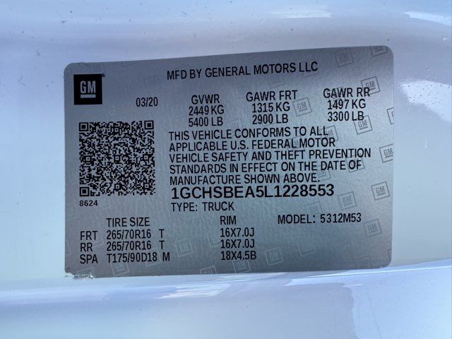 2020 Chevrolet Colorado Work Truck