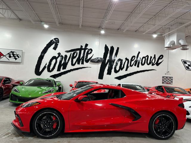 2020 Chevrolet Corvette CONV 3LT Z51 E60 J6F, Stripes, Blacks, 1-Owner, 9k | Dallas, Texas | Corvette Warehouse 