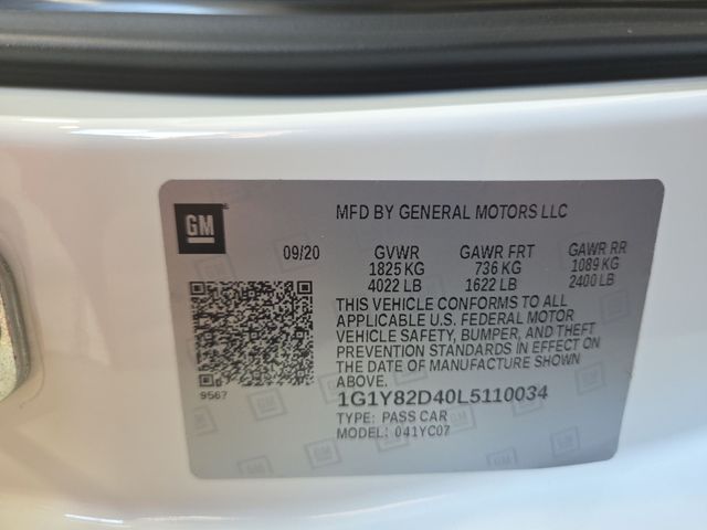 2020 Chevrolet CORVETTE STINGRAY 3LT 2020 Chevrolet CORVETTE STINGRAY 3LT