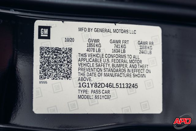 2020 Chevrolet Corvette Stingray