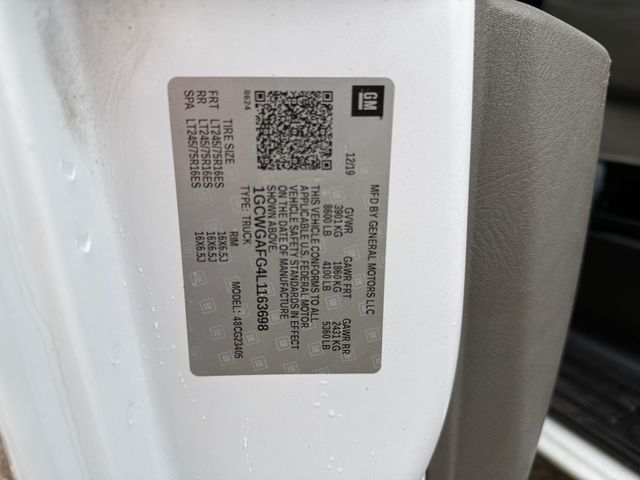 2020 Chevrolet EXPRESS G2500 Cargo Service Utility | Canton, Ohio | Ohio Auto Warehouse LLC