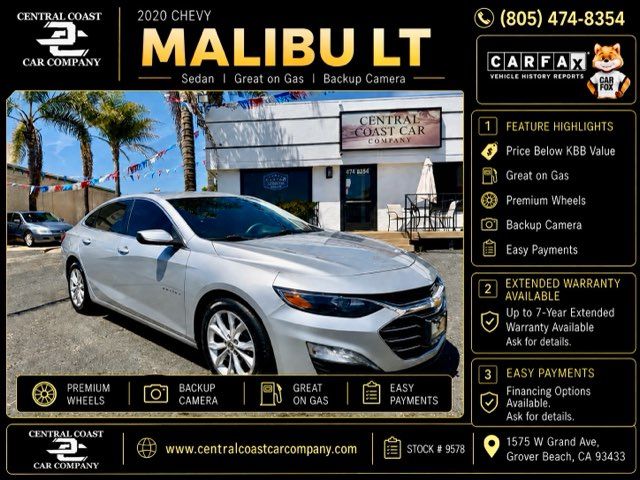 2020 Chevrolet Malibu LT | Grover Beach, CA | Central Coast Car Company