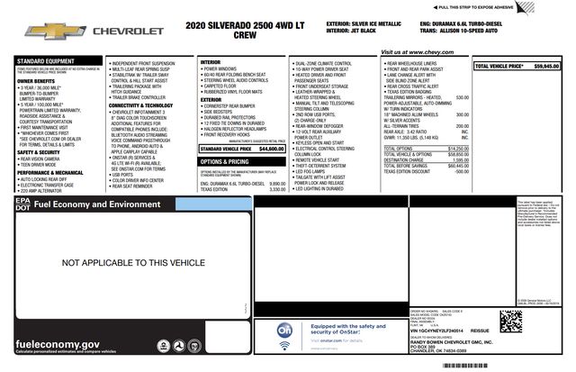 2020 Chevrolet Silverado 2500HD LT