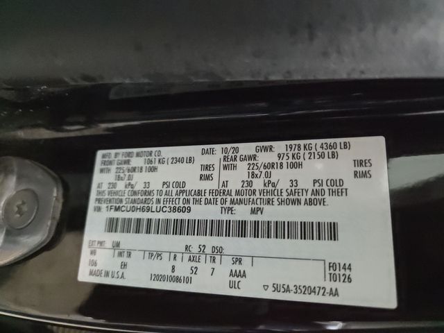 2020 Ford ESCAPE SEL 2020 Ford ESCAPE SEL