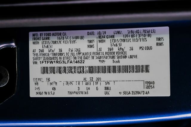 2020 Ford F-150 Raptor 2020 Ford F-150 Raptor