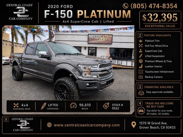 2020 Ford F-150 Platinum | Grover Beach, CA | Central Coast Car Company