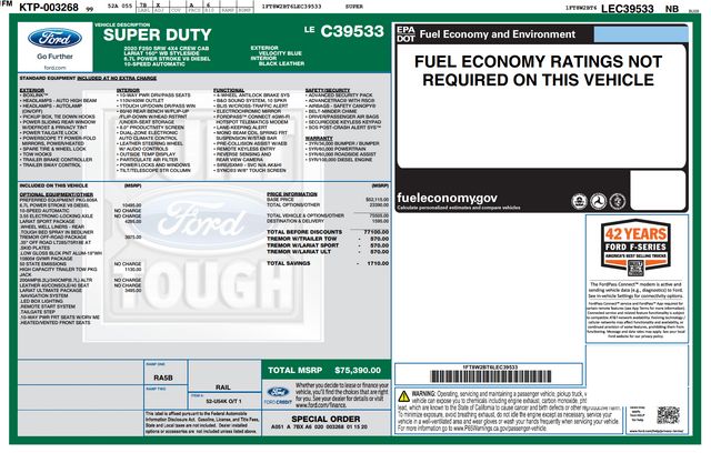 2020 Ford F-250 Super Duty Lariat TREMOR OFF ROAD 2020 Ford F-250 Super Duty Lariat TREMOR OFF ROAD