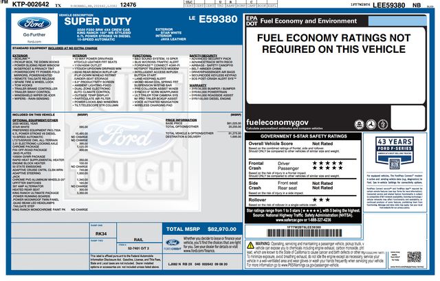 2020 Ford F-250 Super Duty King Ranch