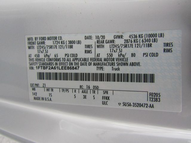 2020 Ford F250 Regular Cab 2wd with New 8' Knapheide Utility Bed