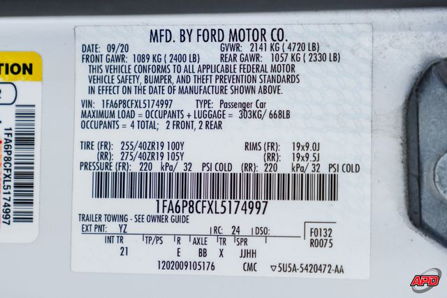 2020 Ford Mustang GT 2020 Ford Mustang GT