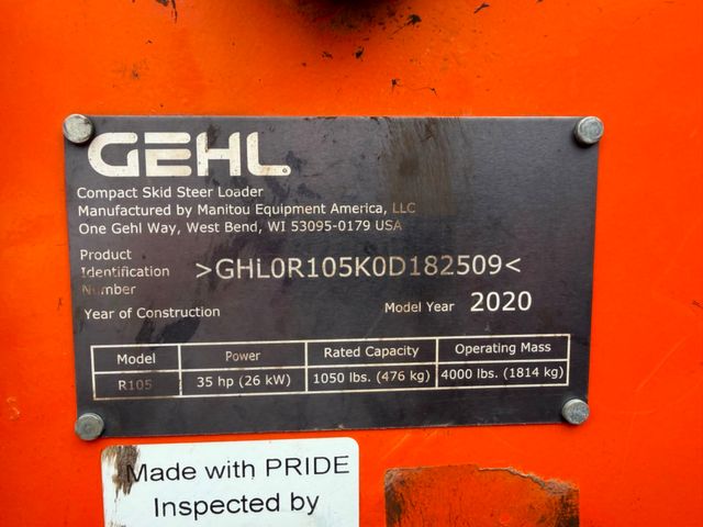 2020 Gehl R105