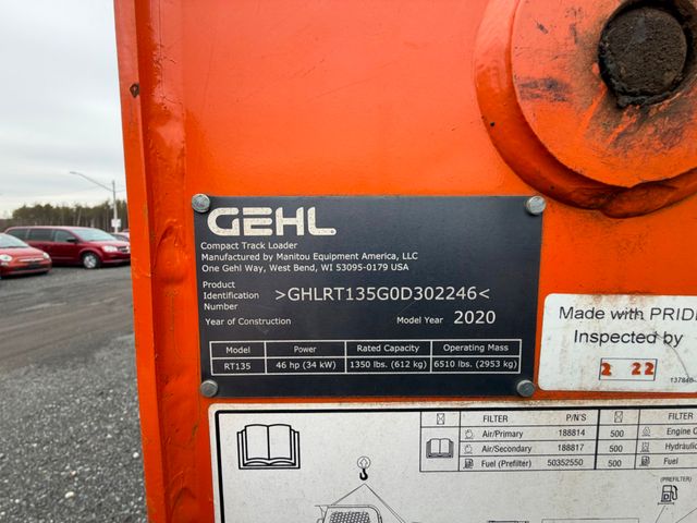 2020 Gehl RT135