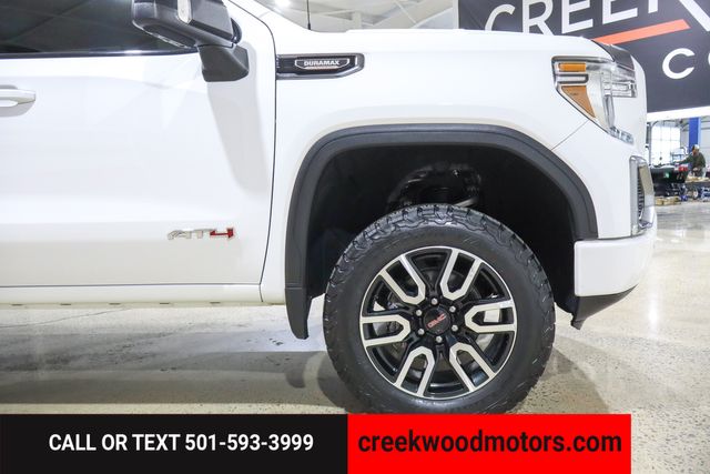 2020 GMC Sierra 1500 AT4 4x4 Duramax Diesel LEVELED 20s Financing White