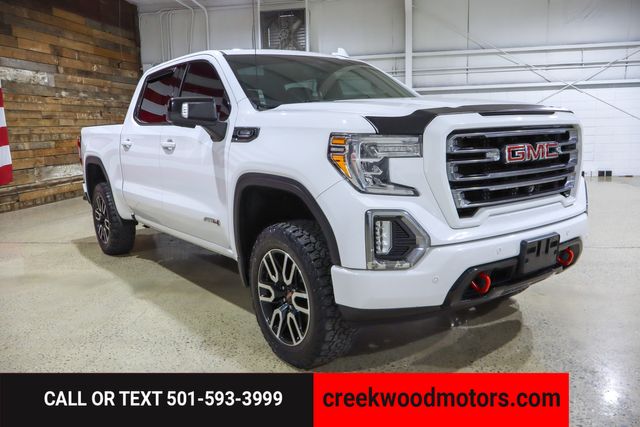 2020 GMC Sierra 1500 AT4 4x4 Duramax Diesel LEVELED 20s Financing White