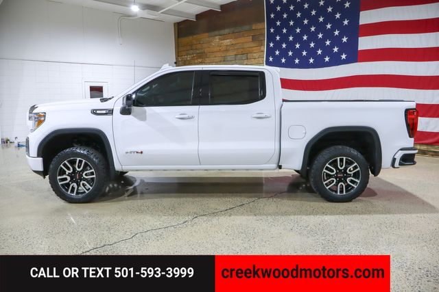2020 GMC Sierra 1500 AT4 4x4 Duramax Diesel LEVELED 20s Financing White
