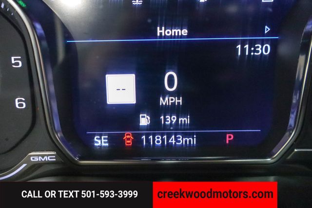 2020 GMC Sierra 1500 AT4 4x4 Duramax Diesel LEVELED 20s Financing White