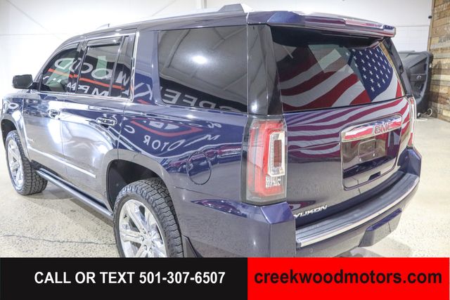 2020 GMC Yukon Denali 4x4 6.2L 22s Chrome Financing Blue Roof Tv
