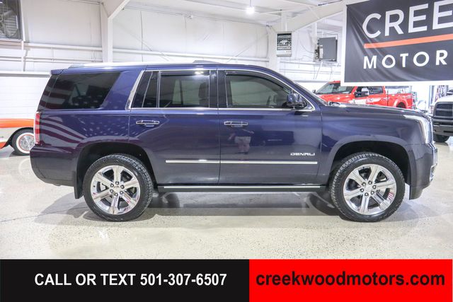 2020 GMC Yukon Denali 4x4 6.2L 22s Chrome Financing Blue Roof Tv