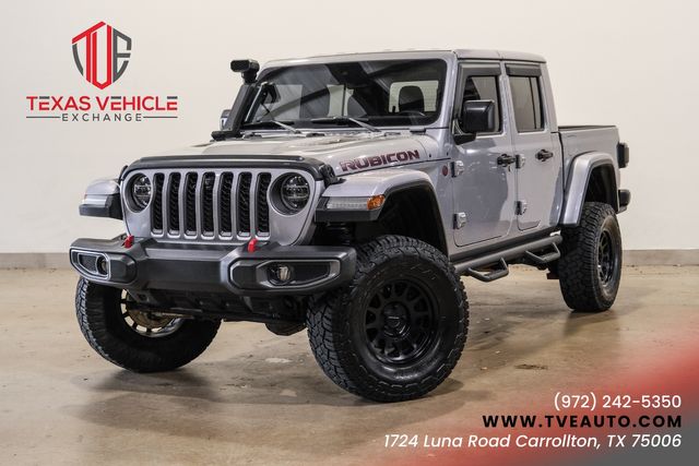 2020 Jeep Gladiator Rubicon 4X4 LIFTED, LED, METHOD WHLS, AEV LIFT,33K | Carrollton, TX | Texas Vehicle Exchange