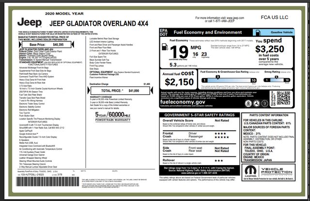 2020 Jeep Gladiator Overland | Dallas, TX | East Dallas Diesel