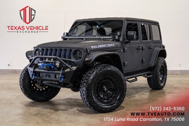 2020 Jeep Wrangler Unlimited Rubicon 4X4 DUPONT KEVLAR,LIFTED,LED'S | Carrollton, TX | Texas Vehicle Exchange