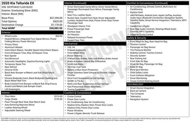 2020 Kia Telluride EX