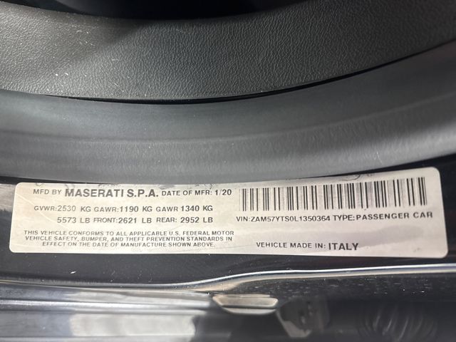 2020 Maserati GHIBLI SQ4 GRANSPORT 2020 Maserati GHIBLI SQ4 GRANSPORT