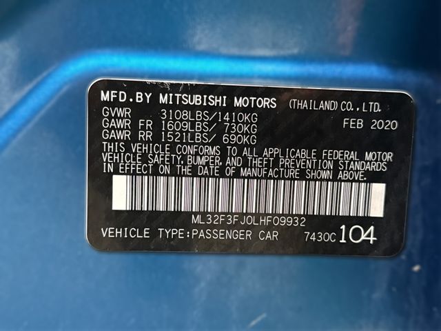 2020 Mitsubishi Mirage G4 ES | Houston, TX | Texas Star Motors
