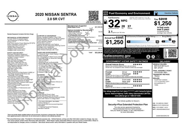2020 Nissan Sentra SR | Addison, TX | Mr Car Guys