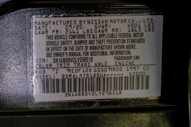 2020 Nissan Sentra SR