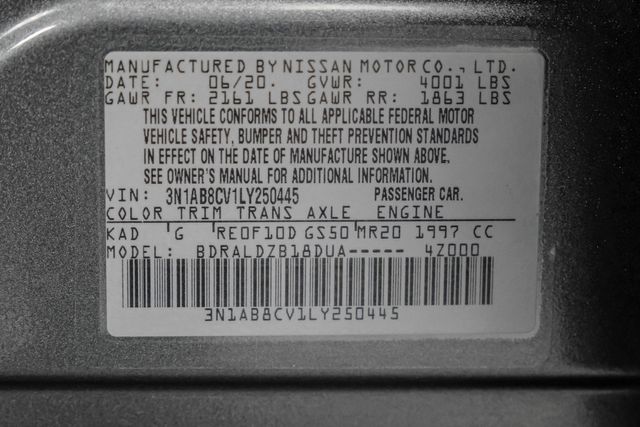 2020 Nissan Sentra SV OneOwner | Dallas, TX | Stevens Motor Company LLC 2020 Nissan Sentra SV OneOwner | Dallas, TX | Stevens Motor Company LLC