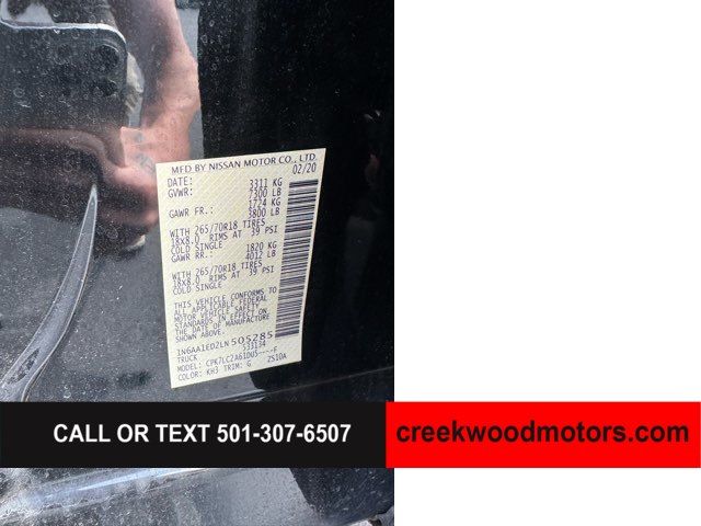 2020 Nissan Titan SV 4x4 Crew Cab 1 Owner Camper Shell Financing 2020 Nissan Titan SV 4x4 Crew Cab 1 Owner Camper Shell Financing