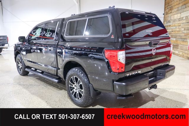 2020 Nissan Titan SV 4x4 V8 Crew Cab 1 Owner Camper Shell Financing
