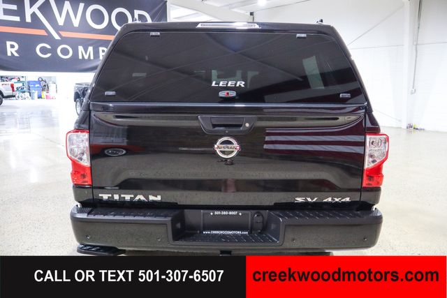 2020 Nissan Titan SV 4x4 V8 Crew Cab 1 Owner Camper Shell Financing